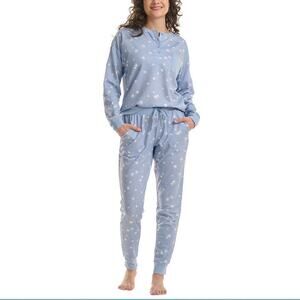 NWT Splendid Women's 2-Piece PJ Soft French Terry Top and Pants Lounge Set
